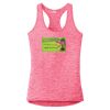 Multi-Color Sublimatable Ladies PosiCharge Electric Heather Racerback Tank Thumbnail