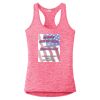 Multi-Color Sublimatable Ladies PosiCharge Electric Heather Racerback Tank Thumbnail
