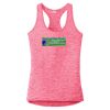 Multi-Color Sublimatable Ladies PosiCharge Electric Heather Racerback Tank Thumbnail