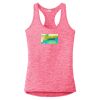 Multi-Color Sublimatable Ladies PosiCharge Electric Heather Racerback Tank Thumbnail