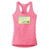 Multi-Color Sublimatable Ladies PosiCharge Electric Heather Racerback Tank Thumbnail