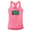 Multi-Color Sublimatable Ladies PosiCharge Electric Heather Racerback Tank Thumbnail