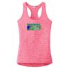 Multi-Color Sublimatable Ladies PosiCharge Electric Heather Racerback Tank Thumbnail