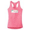 Multi-Color Sublimatable Ladies PosiCharge Electric Heather Racerback Tank Thumbnail