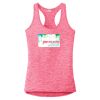 Multi-Color Sublimatable Ladies PosiCharge Electric Heather Racerback Tank Thumbnail