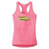 Multi-Color Sublimatable Ladies PosiCharge Electric Heather Racerback Tank Thumbnail