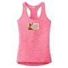 Multi-Color Sublimatable Ladies PosiCharge Electric Heather Racerback Tank Thumbnail
