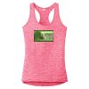 Multi-Color Sublimatable Ladies PosiCharge Electric Heather Racerback Tank Thumbnail
