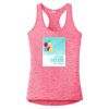 Multi-Color Sublimatable Ladies PosiCharge Electric Heather Racerback Tank Thumbnail