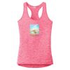 Multi-Color Sublimatable Ladies PosiCharge Electric Heather Racerback Tank Thumbnail