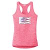 Multi-Color Sublimatable Ladies PosiCharge Electric Heather Racerback Tank Thumbnail