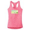 Multi-Color Sublimatable Ladies PosiCharge Electric Heather Racerback Tank Thumbnail