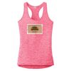 Multi-Color Sublimatable Ladies PosiCharge Electric Heather Racerback Tank Thumbnail