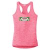 Multi-Color Sublimatable Ladies PosiCharge Electric Heather Racerback Tank Thumbnail