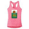 Multi-Color Sublimatable Ladies PosiCharge Electric Heather Racerback Tank Thumbnail