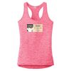 Multi-Color Sublimatable Ladies PosiCharge Electric Heather Racerback Tank Thumbnail