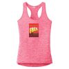 Multi-Color Sublimatable Ladies PosiCharge Electric Heather Racerback Tank Thumbnail