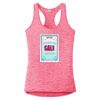 Multi-Color Sublimatable Ladies PosiCharge Electric Heather Racerback Tank Thumbnail