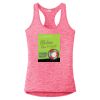 Multi-Color Sublimatable Ladies PosiCharge Electric Heather Racerback Tank Thumbnail