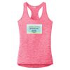 Multi-Color Sublimatable Ladies PosiCharge Electric Heather Racerback Tank Thumbnail