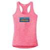 Multi-Color Sublimatable Ladies PosiCharge Electric Heather Racerback Tank Thumbnail