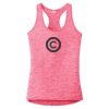Multi-Color Sublimatable Ladies PosiCharge Electric Heather Racerback Tank Thumbnail