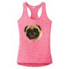 Multi-Color Sublimatable Ladies PosiCharge Electric Heather Racerback Tank Thumbnail