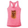 Multi-Color Sublimatable Ladies PosiCharge Electric Heather Racerback Tank Thumbnail