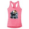Multi-Color Sublimatable Ladies PosiCharge Electric Heather Racerback Tank Thumbnail