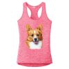 Multi-Color Sublimatable Ladies PosiCharge Electric Heather Racerback Tank Thumbnail