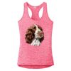 Multi-Color Sublimatable Ladies PosiCharge Electric Heather Racerback Tank Thumbnail
