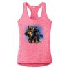 Multi-Color Sublimatable Ladies PosiCharge Electric Heather Racerback Tank Thumbnail