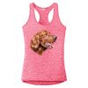 Multi-Color Sublimatable Ladies PosiCharge Electric Heather Racerback Tank Thumbnail