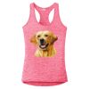 Multi-Color Sublimatable Ladies PosiCharge Electric Heather Racerback Tank Thumbnail