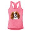 Multi-Color Sublimatable Ladies PosiCharge Electric Heather Racerback Tank Thumbnail