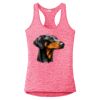 Multi-Color Sublimatable Ladies PosiCharge Electric Heather Racerback Tank Thumbnail