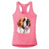 Multi-Color Sublimatable Ladies PosiCharge Electric Heather Racerback Tank Thumbnail