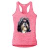 Multi-Color Sublimatable Ladies PosiCharge Electric Heather Racerback Tank Thumbnail