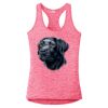 Multi-Color Sublimatable Ladies PosiCharge Electric Heather Racerback Tank Thumbnail