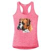 Multi-Color Sublimatable Ladies PosiCharge Electric Heather Racerback Tank Thumbnail