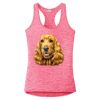 Multi-Color Sublimatable Ladies PosiCharge Electric Heather Racerback Tank Thumbnail