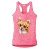 Multi-Color Sublimatable Ladies PosiCharge Electric Heather Racerback Tank Thumbnail