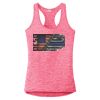 Multi-Color Sublimatable Ladies PosiCharge Electric Heather Racerback Tank Thumbnail