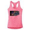 Multi-Color Sublimatable Ladies PosiCharge Electric Heather Racerback Tank Thumbnail