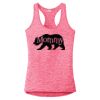 Multi-Color Sublimatable Ladies PosiCharge Electric Heather Racerback Tank Thumbnail