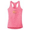 Multi-Color Sublimatable Ladies PosiCharge Electric Heather Racerback Tank Thumbnail