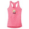 Multi-Color Sublimatable Ladies PosiCharge Electric Heather Racerback Tank Thumbnail