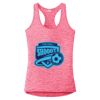 Multi-Color Sublimatable Ladies PosiCharge Electric Heather Racerback Tank Thumbnail