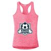 Multi-Color Sublimatable Ladies PosiCharge Electric Heather Racerback Tank Thumbnail