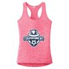 Multi-Color Sublimatable Ladies PosiCharge Electric Heather Racerback Tank Thumbnail